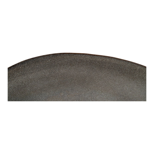 Farfurie de pranz, ceramica, gri/maro