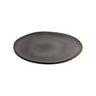 Set de 4 farurii de pranz, din ceramica gri/maro Selma ø27cm