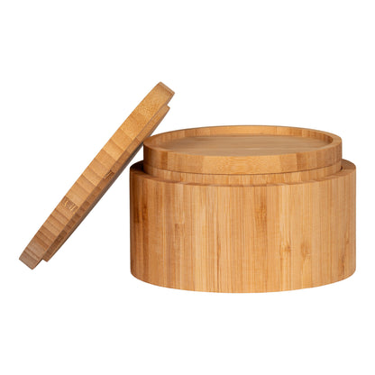 Cutie de depozitare din bambus, natur set de 2