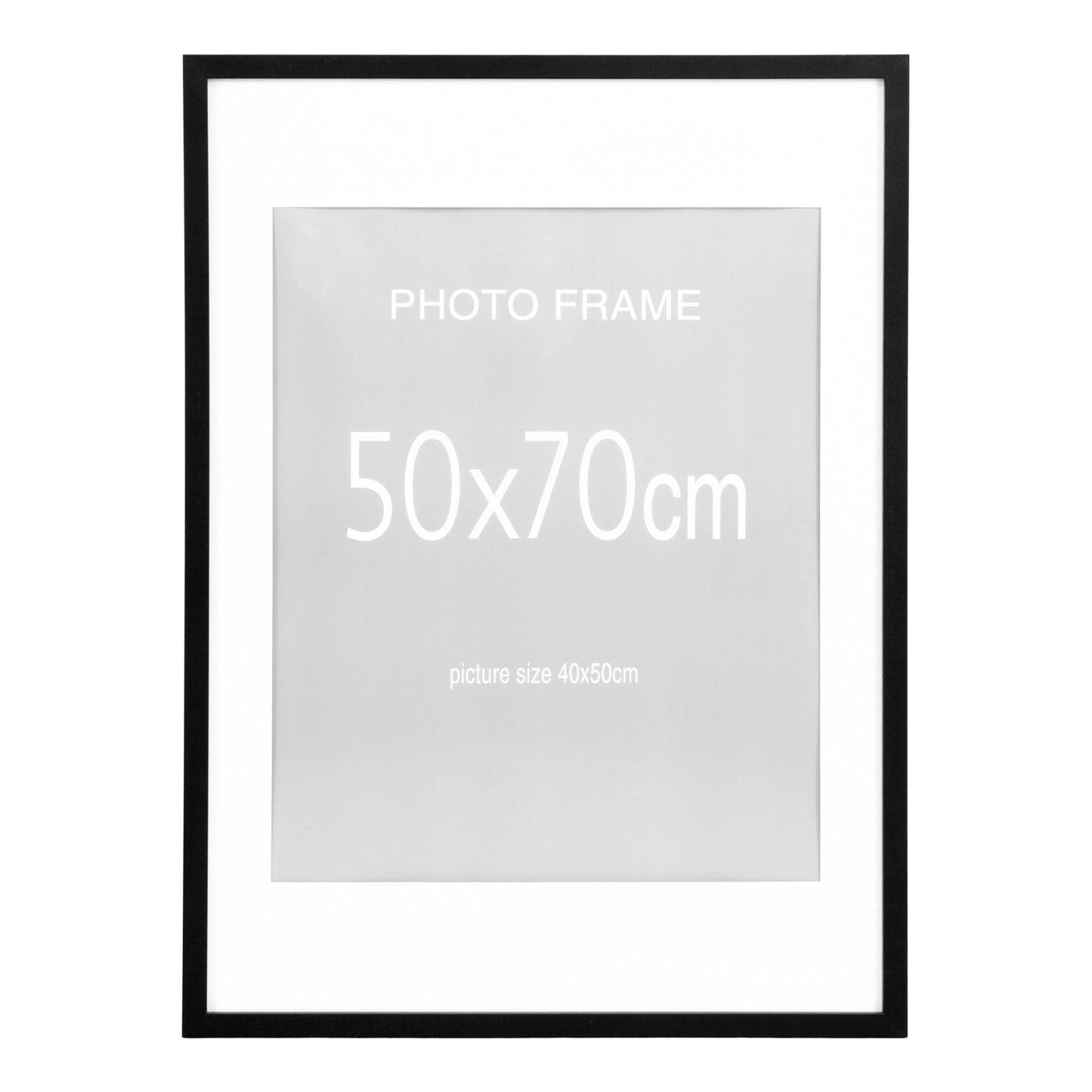 Rama foto, 7 buc. negru si 8 buc. natur