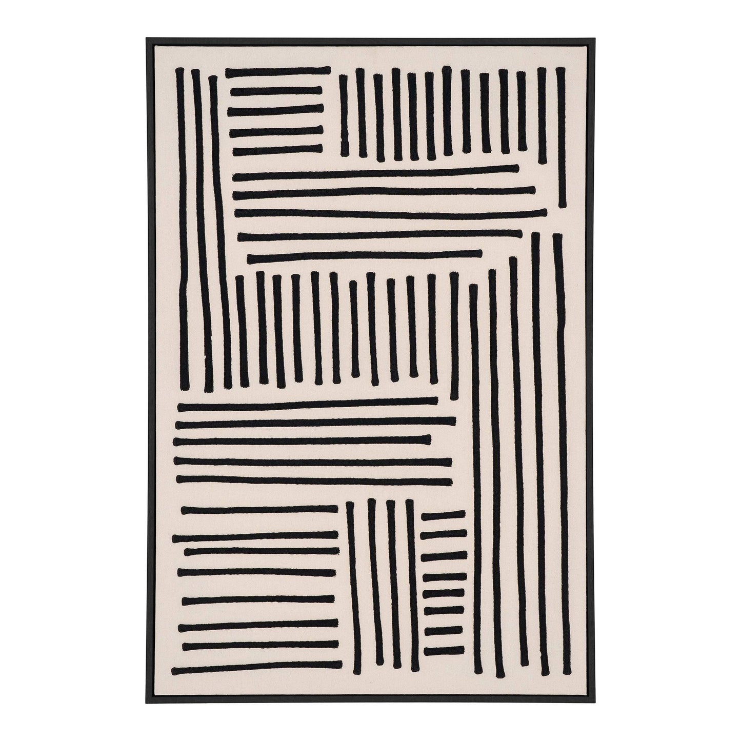 Print pe panza, canvas, negru/bej