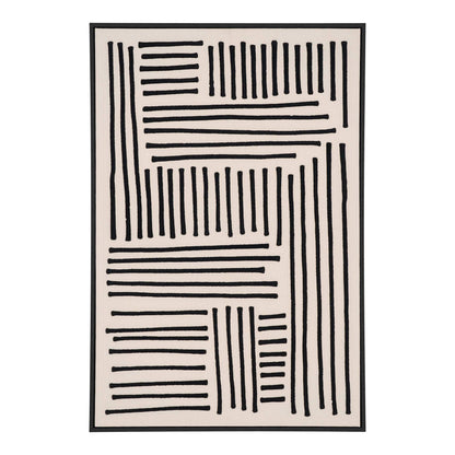 Print pe panza, canvas, negru/bej