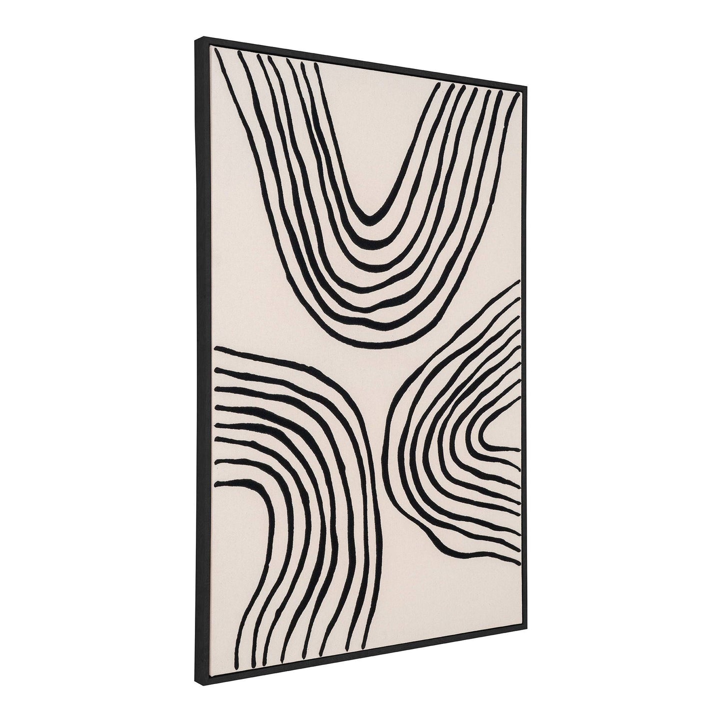 Print pe panza, canvas, negru/bej
