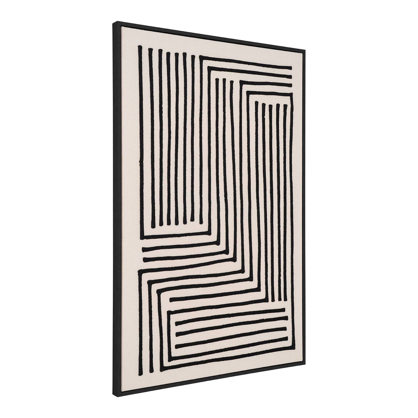 Print pe panza, canvas, negru/bej