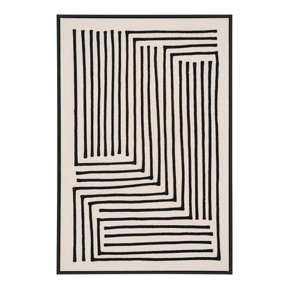 Print pe panza, canvas, negru/bej