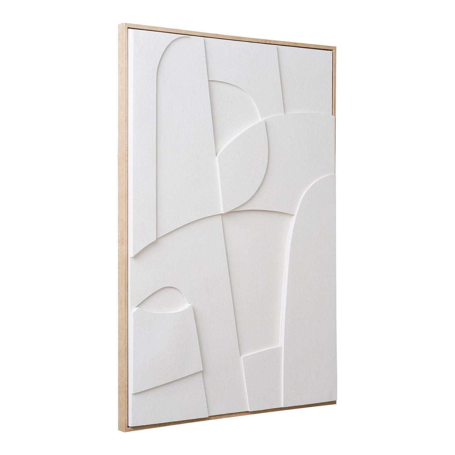  Decoratiune in relief pentru perete, alb
