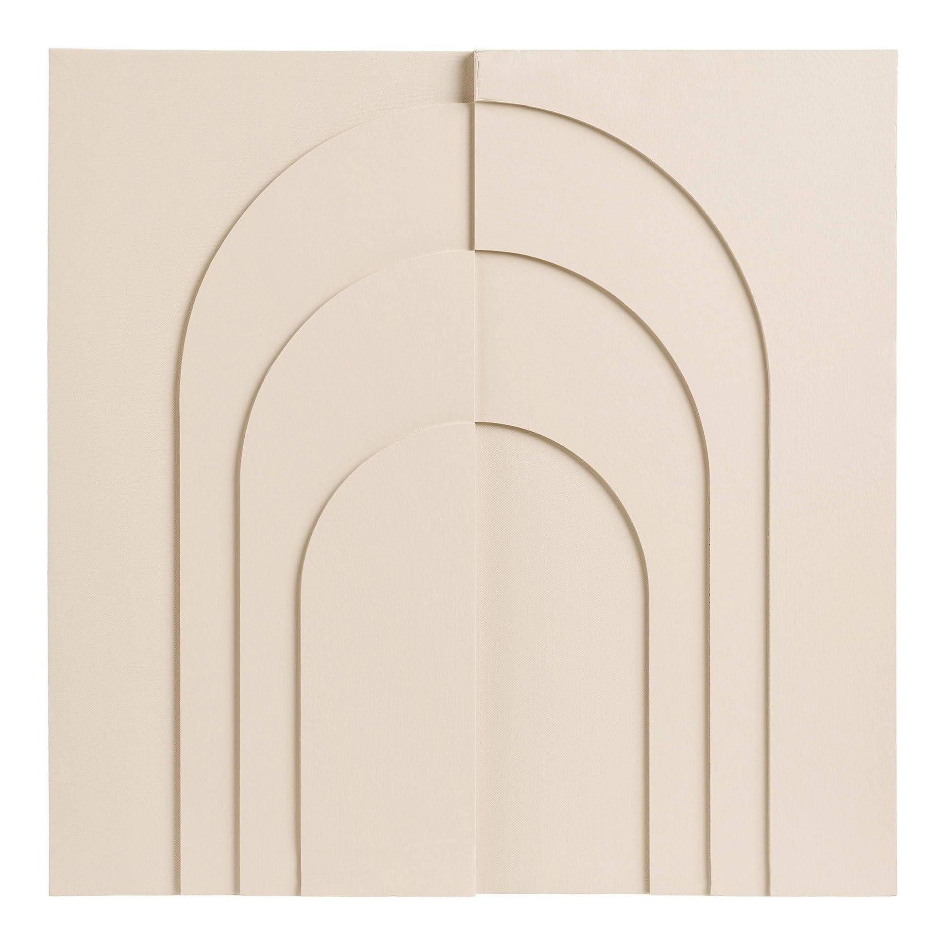  Decoratiune in relief pentru perete, bej 