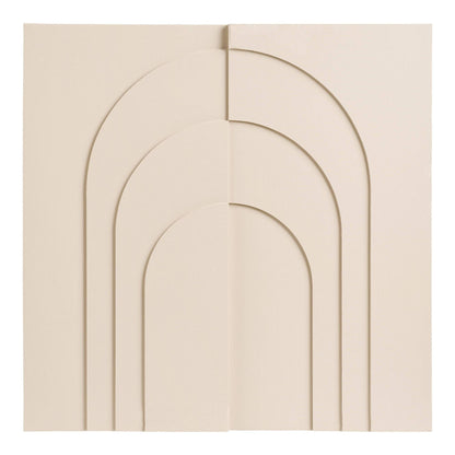  Decoratiune in relief pentru perete, bej 