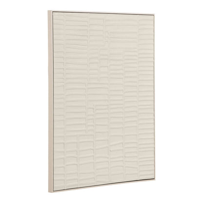 Decoratiune in relief pentru perete, bej