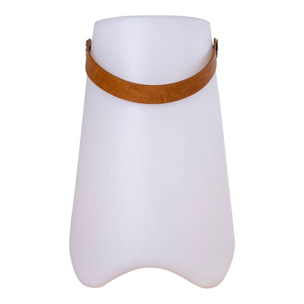 Racitor de vin cu iluminare LED si curea, reincarcabil, alb
