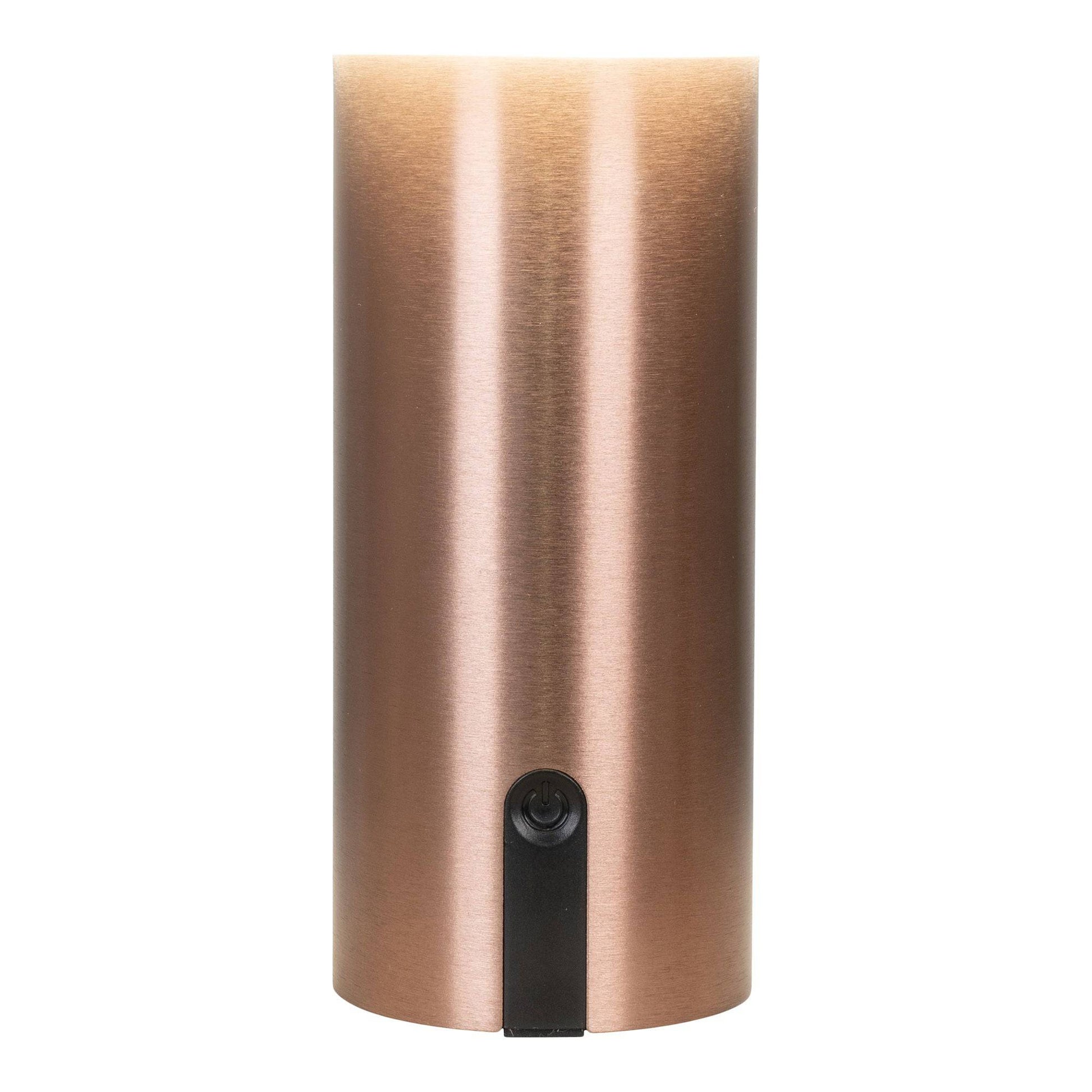 Lampa LED reincarcabila, alb/cupru
