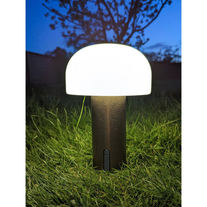 Lampa LED reincarcabila, alb/cupru