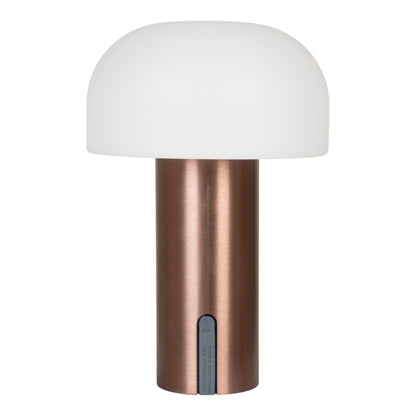 Lampa LED reincarcabila, alb/cupru