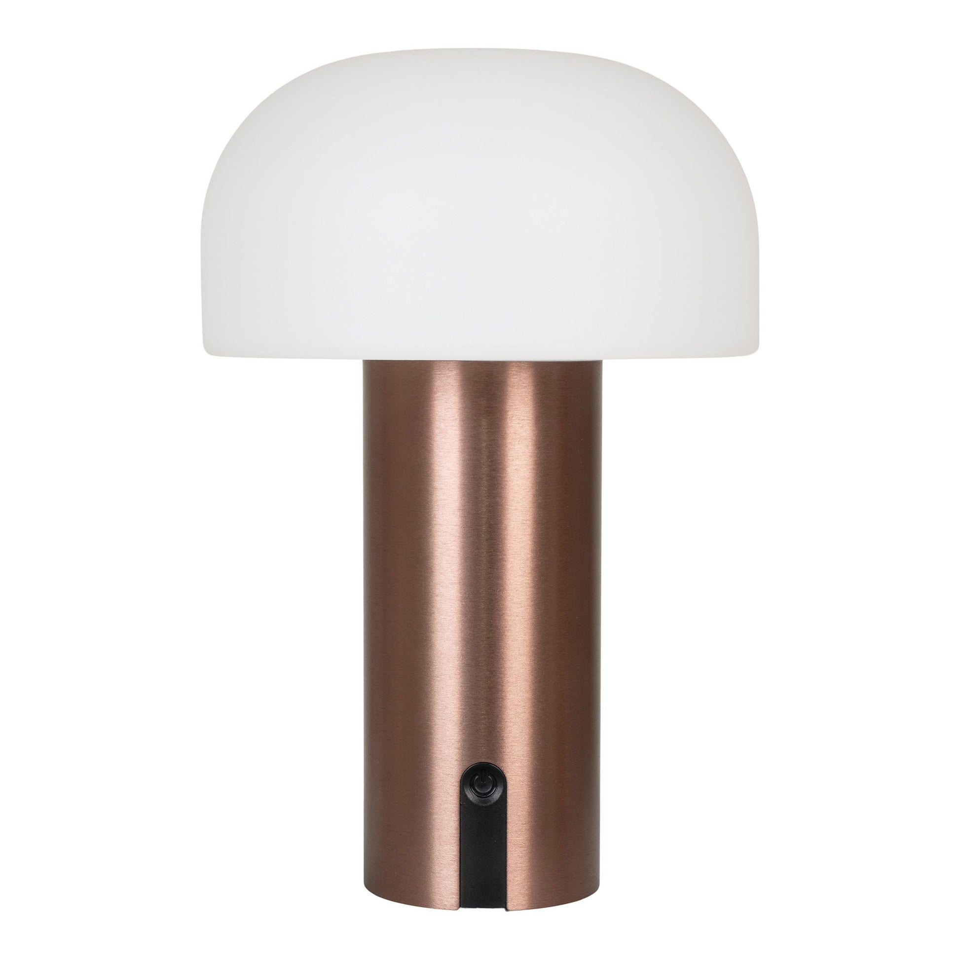 Lampa LED reincarcabila, alb/cupru