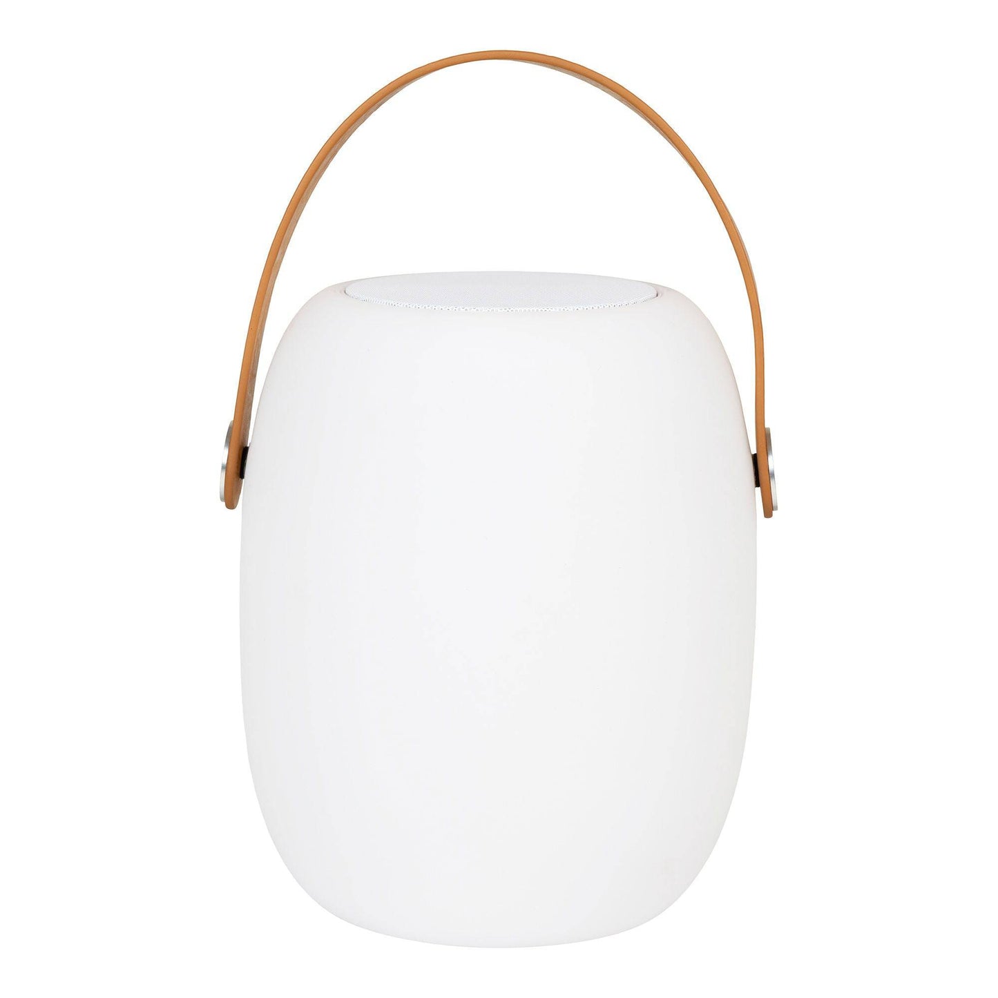 Lampa LED cu boxa bluetooth si curea, reincarcabila, alba
