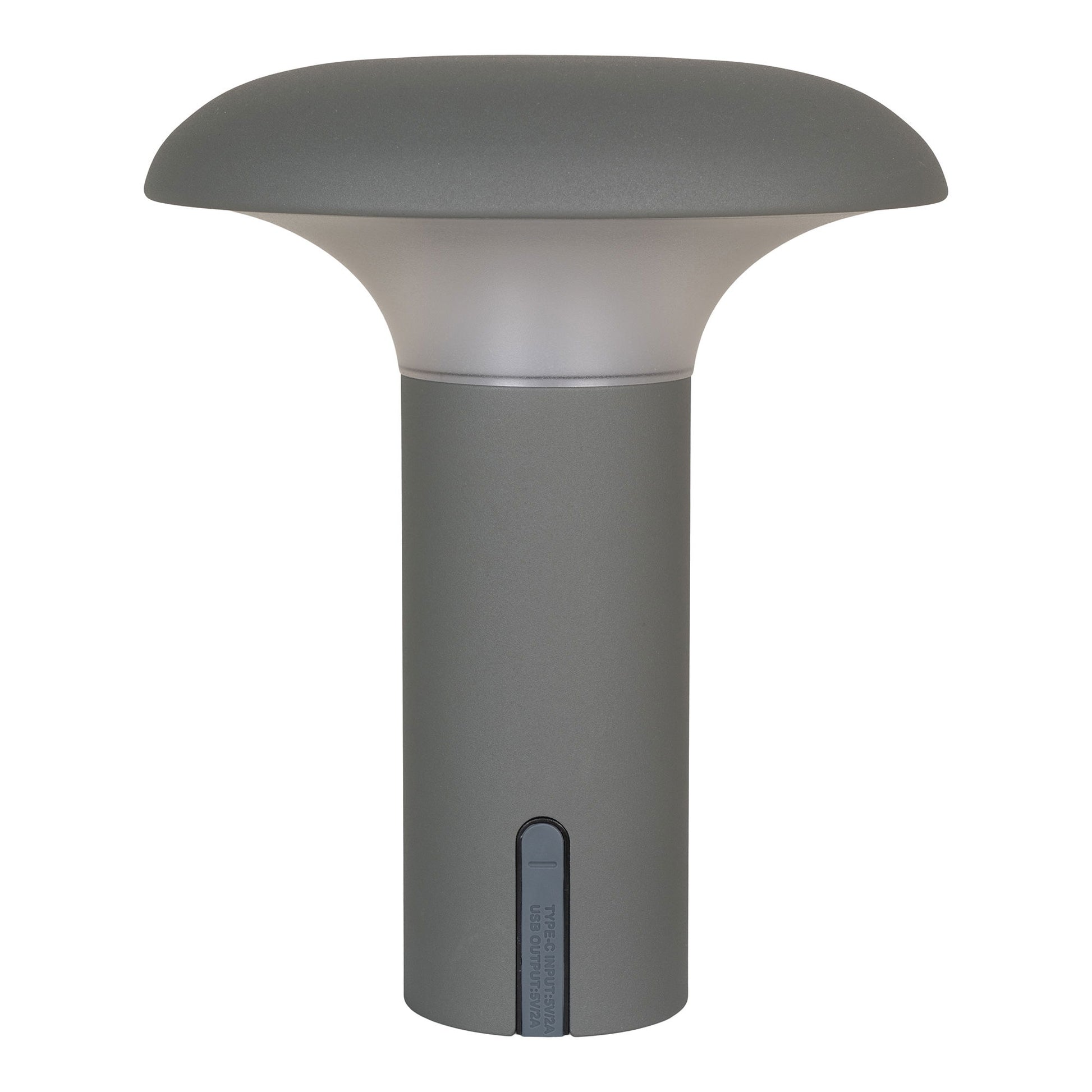 Lampa LED reincarcabila, gri
