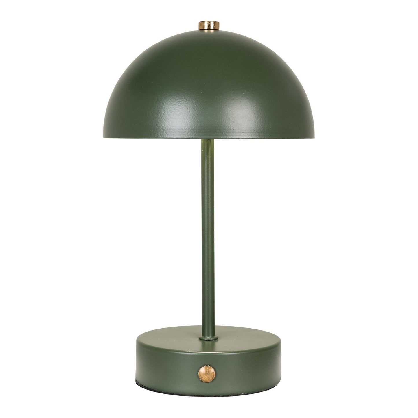 Veioza reincarcabila metalica, verde/alama