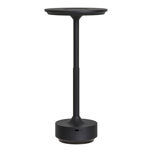 Veioza reincarcabila metalica neagra
