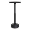 Veioza reincarcabila metalica neagra Lyneham