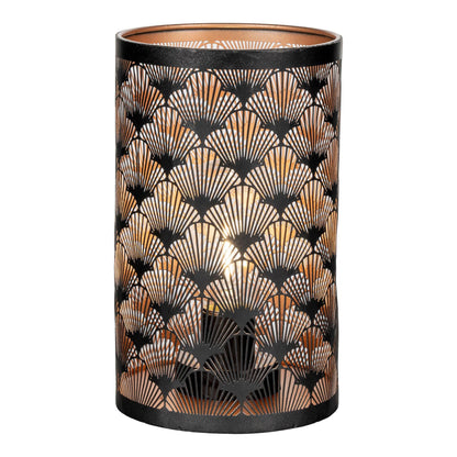 Felinar LED, negru/cupru, 60 buc.