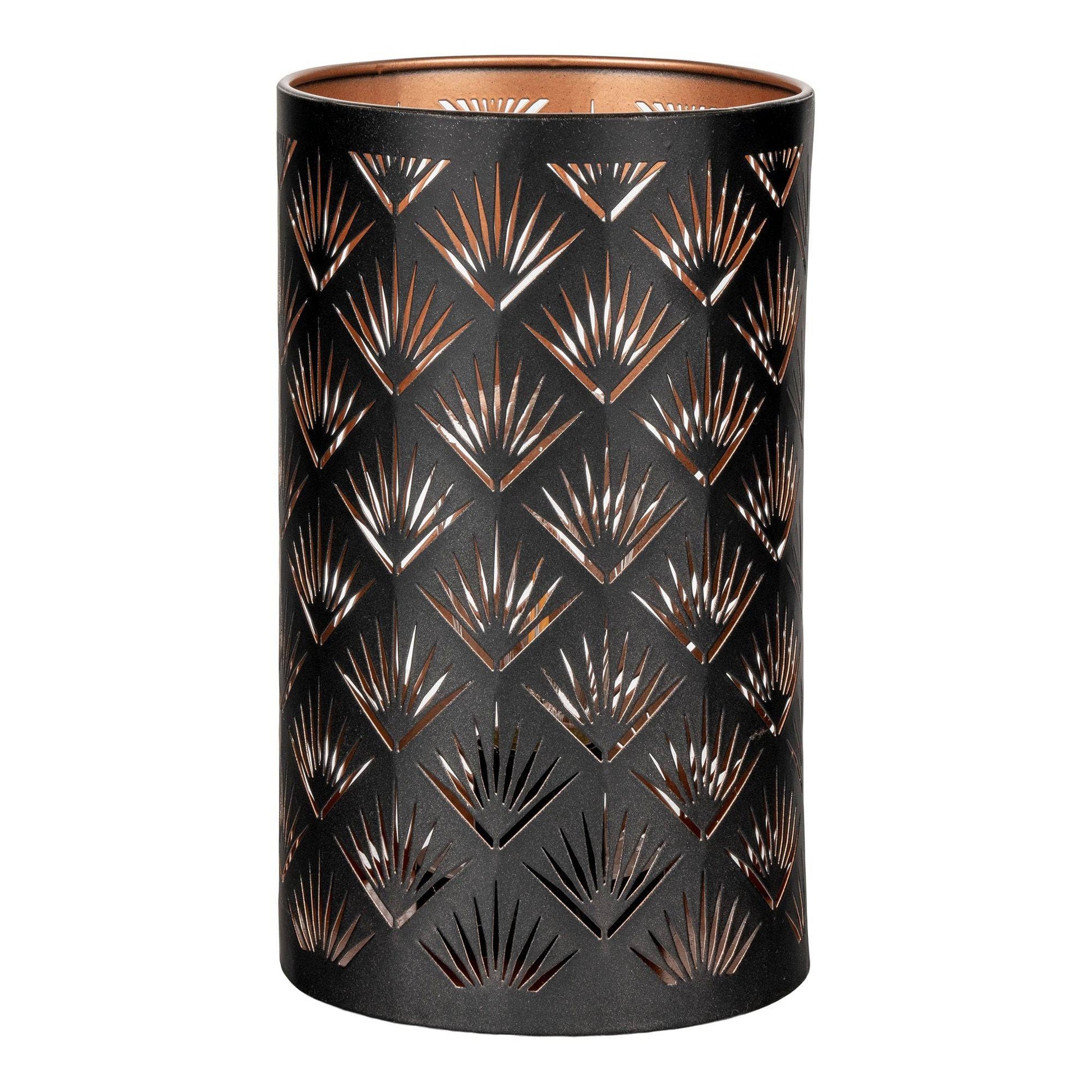 Felinar LED, negru/cupru, 60 buc.