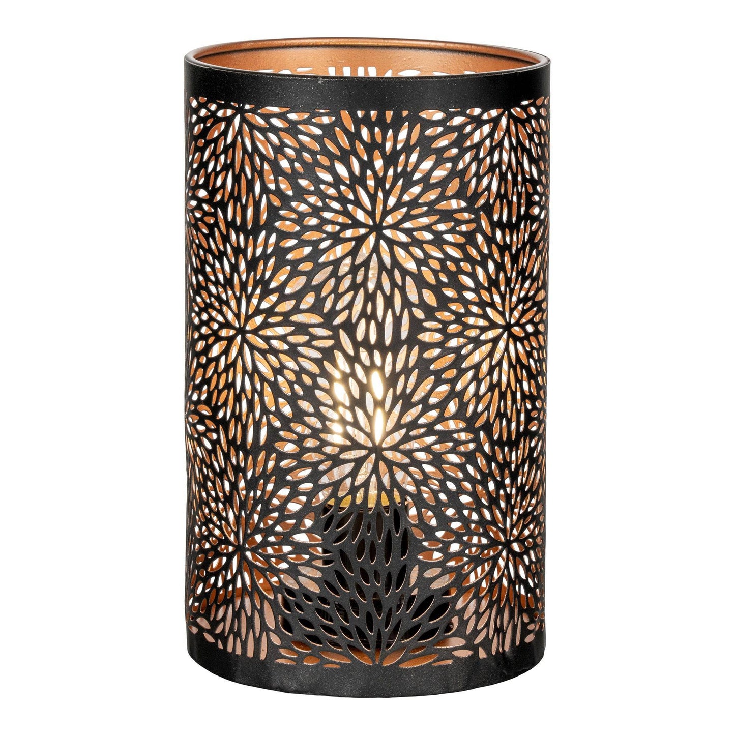 Felinar LED, negru/cupru, 60 buc.
