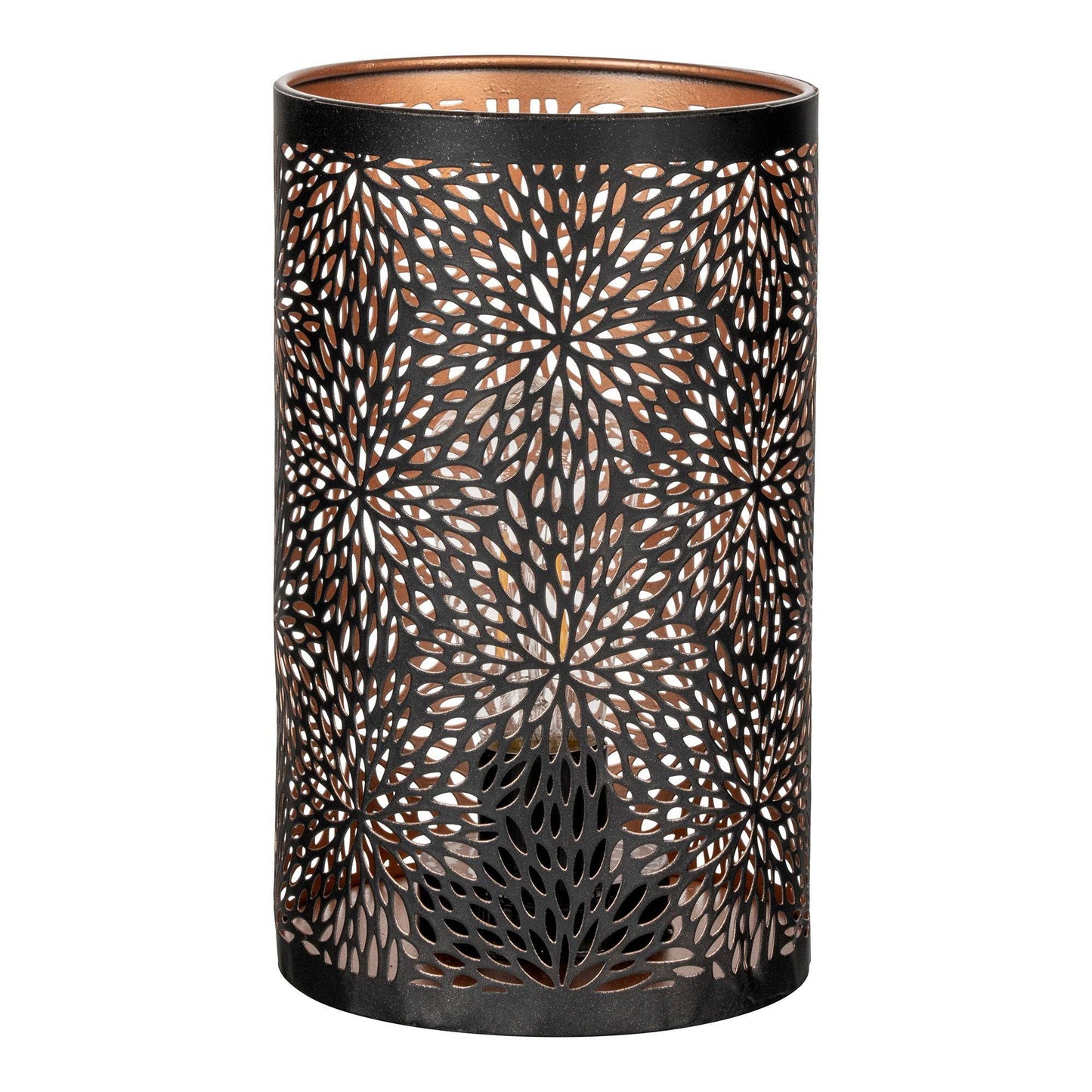 Felinar LED, negru/cupru, 60 buc.