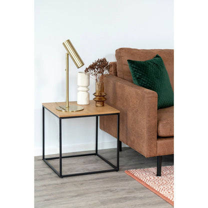 Veioza cu aspect de alama, in living