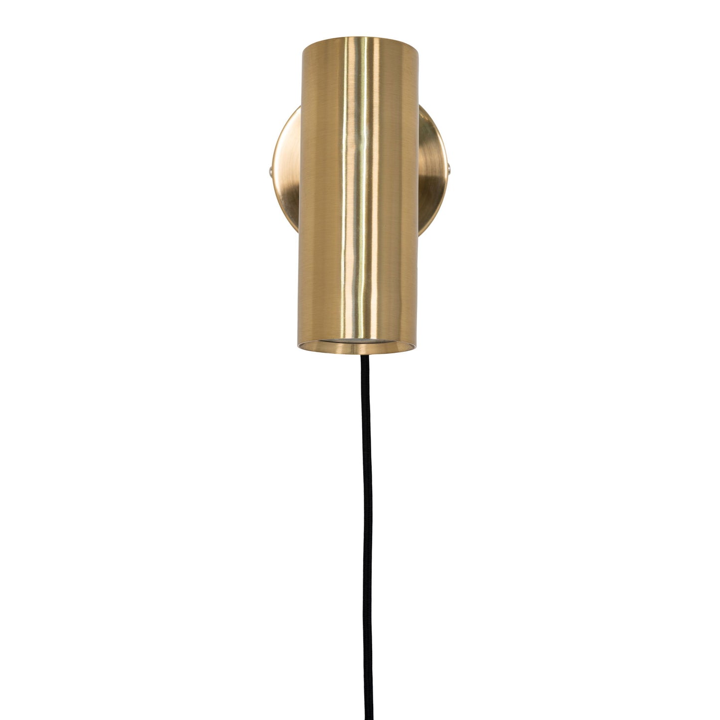 Aplica de perete metalica, cu aspect de alama