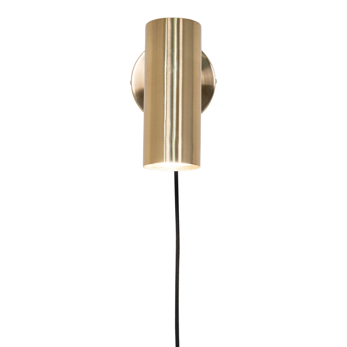 Aplica de perete metalica, cu aspect de alama