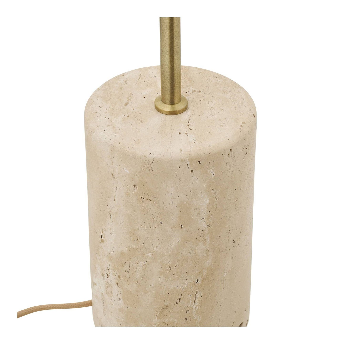 lampadar din marmura/metal, bej, detaliu