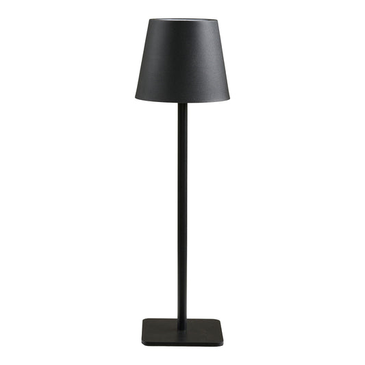 Veioza reincarcabila din metal, neagra