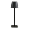 Veioza reincarcabila din metal neagra Bradford