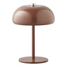 Lampa de masa reincarcabila din metal, maro Margate ø13 cm