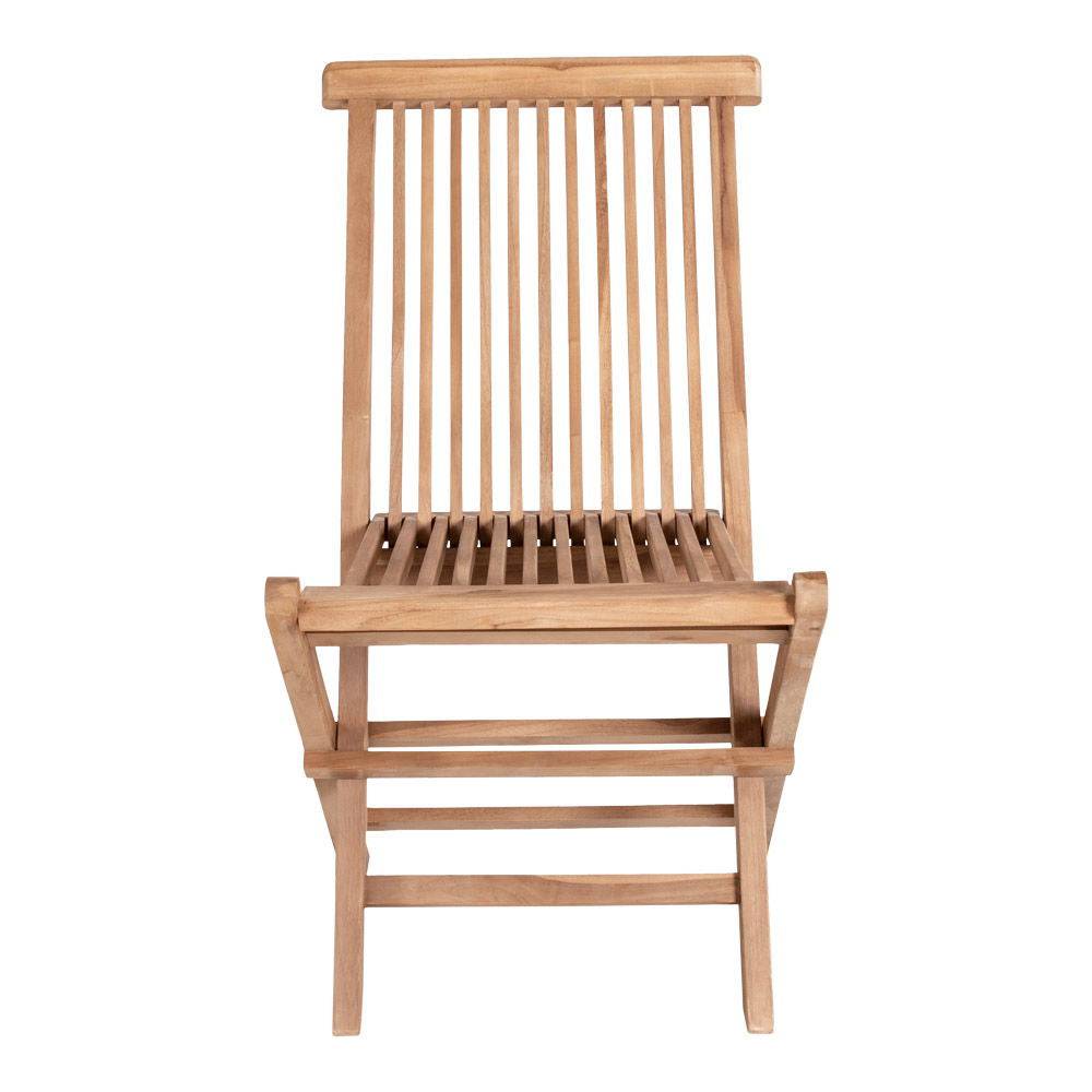  Scaun de dining din tec, natur