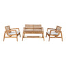 Set lounge din tec, cu perna Santander