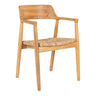 Scaun de dining din lemn sungkai Getafe 58x56x78 cm