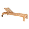 Sezlong din tec Siorra 200 × 62 × 30 cm