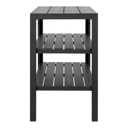  Carucior ceai, aluminiu/lemn artificial