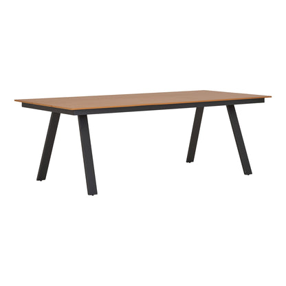 Masa de dining, natur/negru