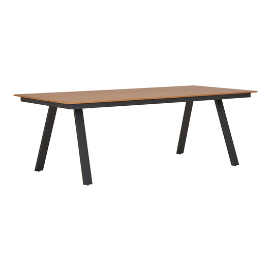 Masa de dining, natur/negru