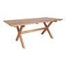 Masă de dining pentru exterior Murcia, din tec reciclat, 200 × 90 cm