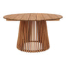 Masă de dining Lorca rotundă, din tec, Ø120 cm