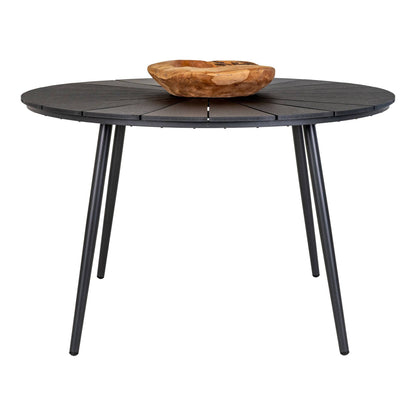 Masa de dining in lemn artificial, negru