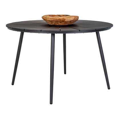  Masa de dining in lemn artificial, negru