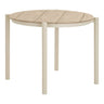 Masa de dining Abela din aluminiu/ lemn artificial ø90x74 cm