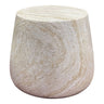 Masuta laterala Bonn din fiberclay, natur ø47.5x41 cm