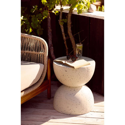 Bonita Masuta laterala, fibra de argila, aspect terrazzo ø40x45 cm, desing elegant