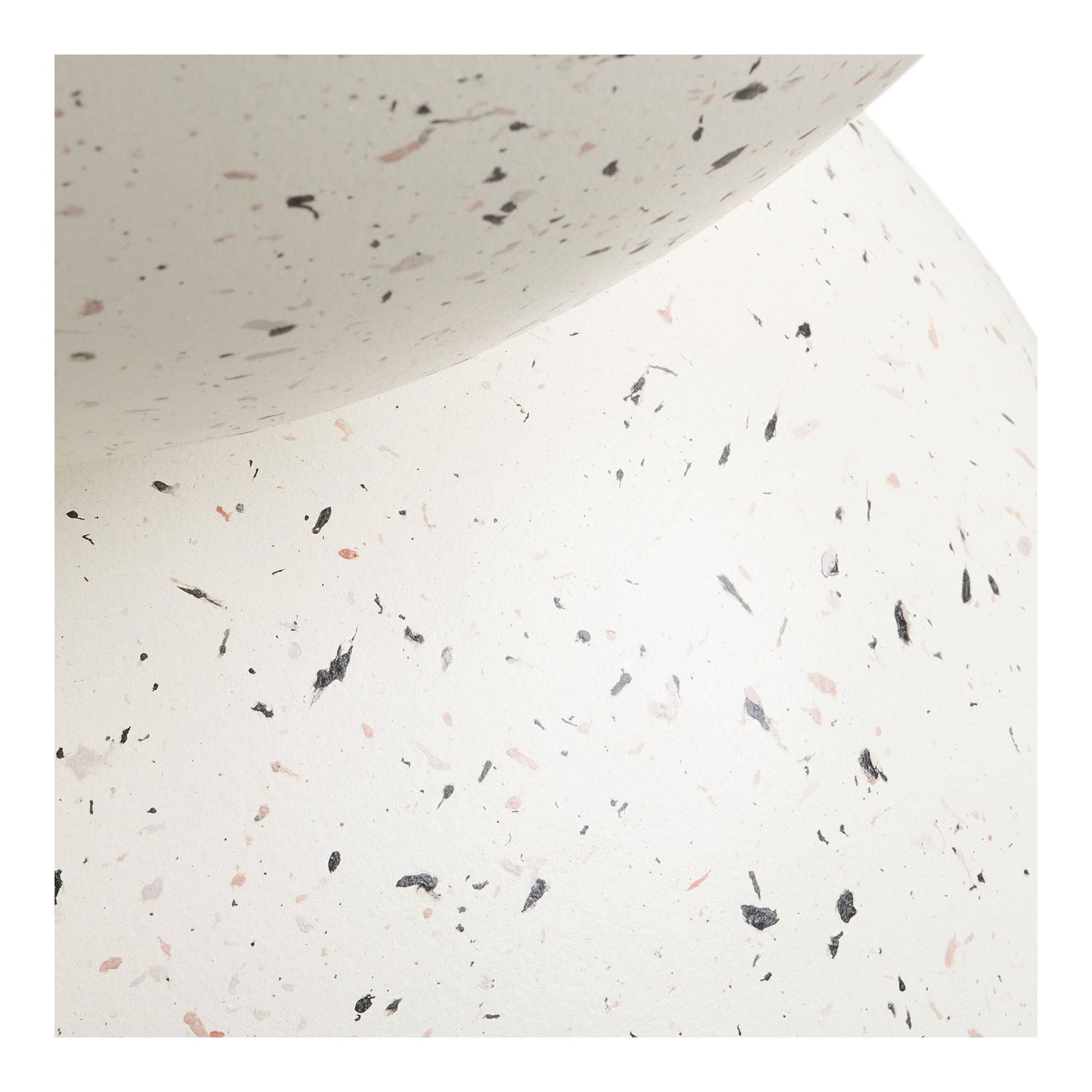 Bonita Masuta laterala, fibra de argila, aspect terrazzo ø40x45 cm, desing elegant