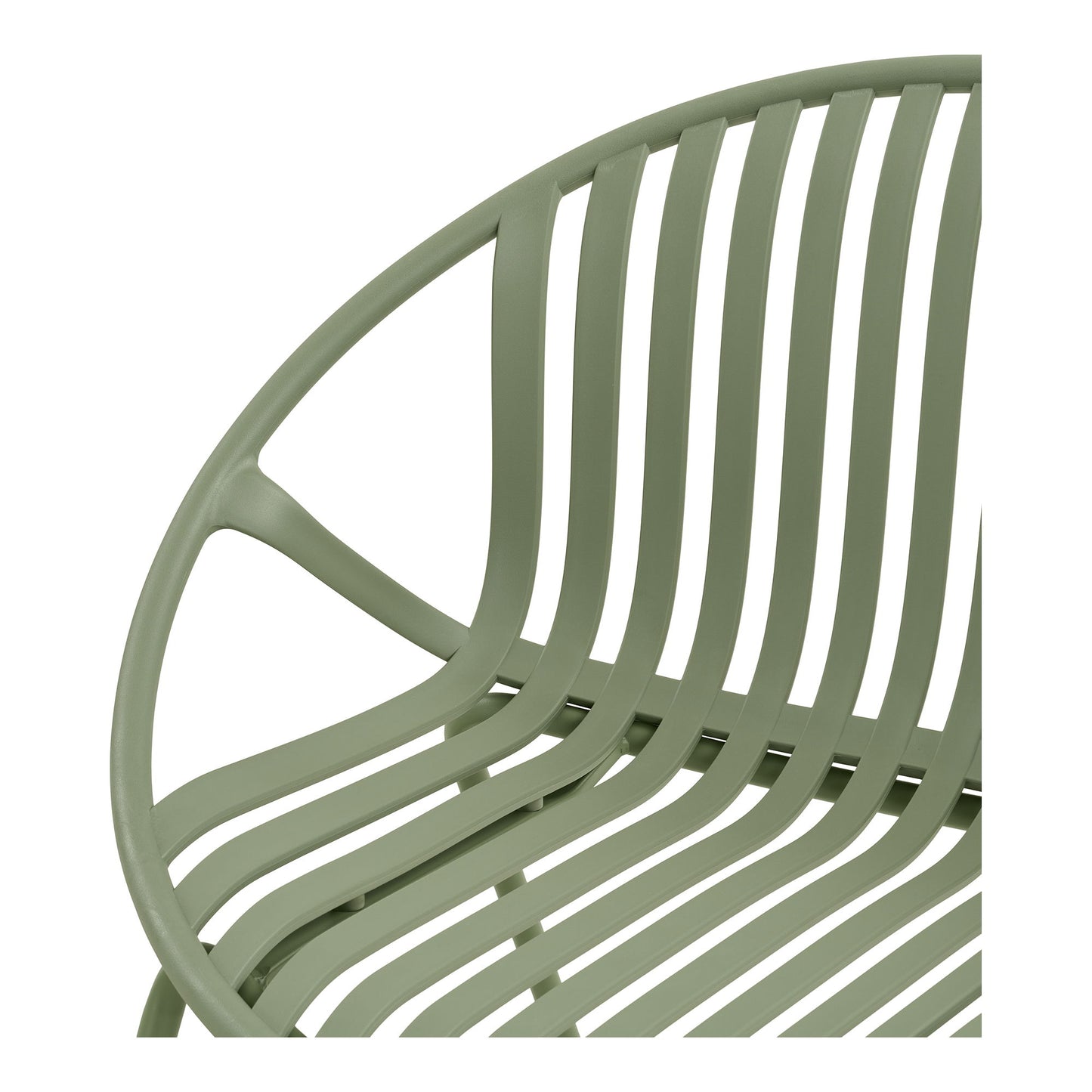 Saly Set lounge, polipropilena/otel, verde